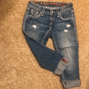Buckle Jean Capri